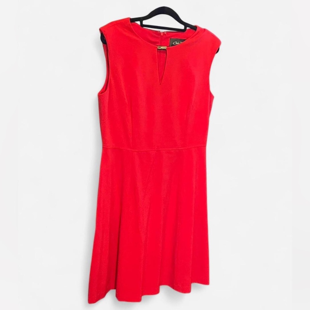 Elegant Red Midi Dress